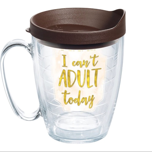 Tervis “I Can't Adult Today” Insulated Tumble with lid - Picture 1 of 7